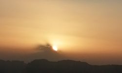 lever de soleil sur le Mont Blanc solstice d'été